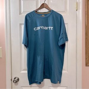 Carhartt Men's T-shirt Relaxed Fit "Force" Blue Green Size 3XL